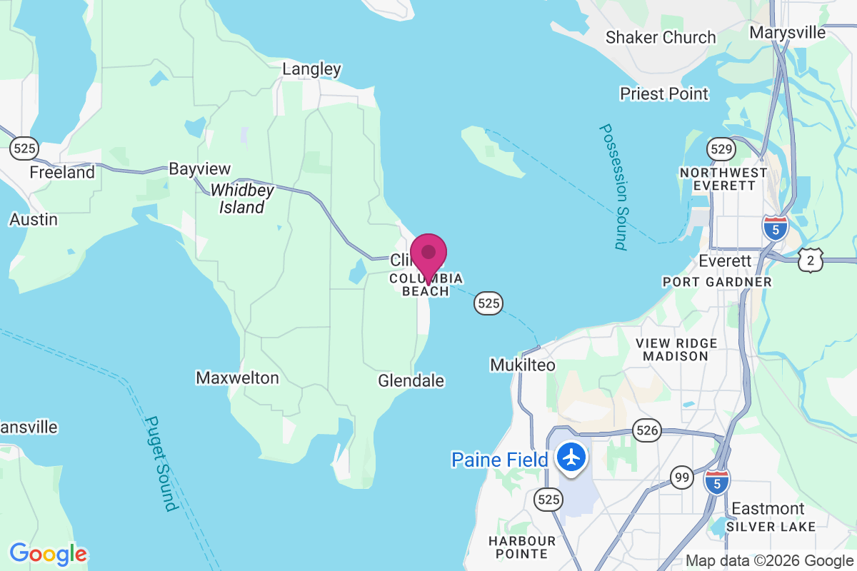 Columbia Beach map
