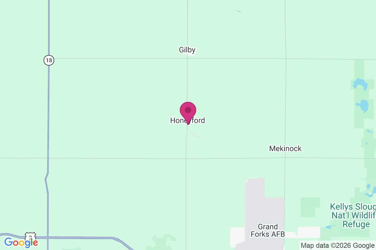 Honeyford map
