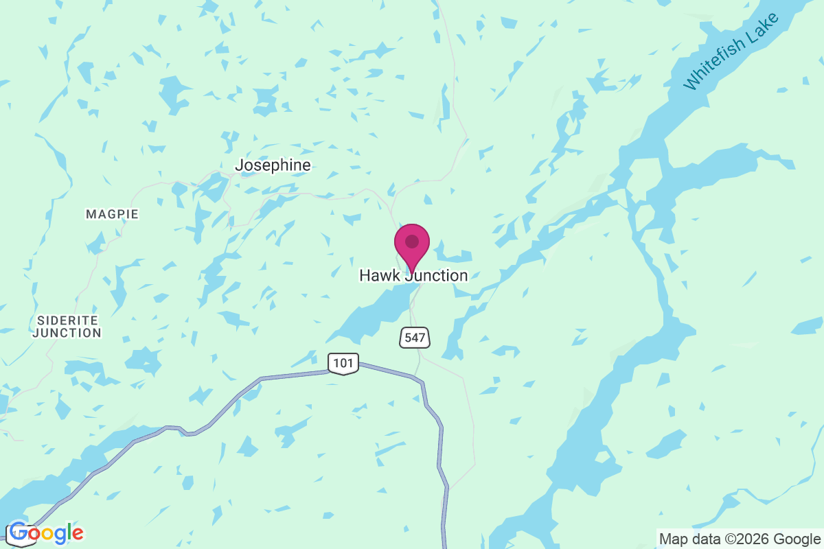 Hawk Junction map