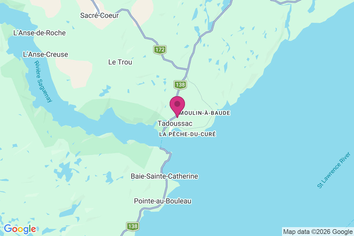 Tadoussac map