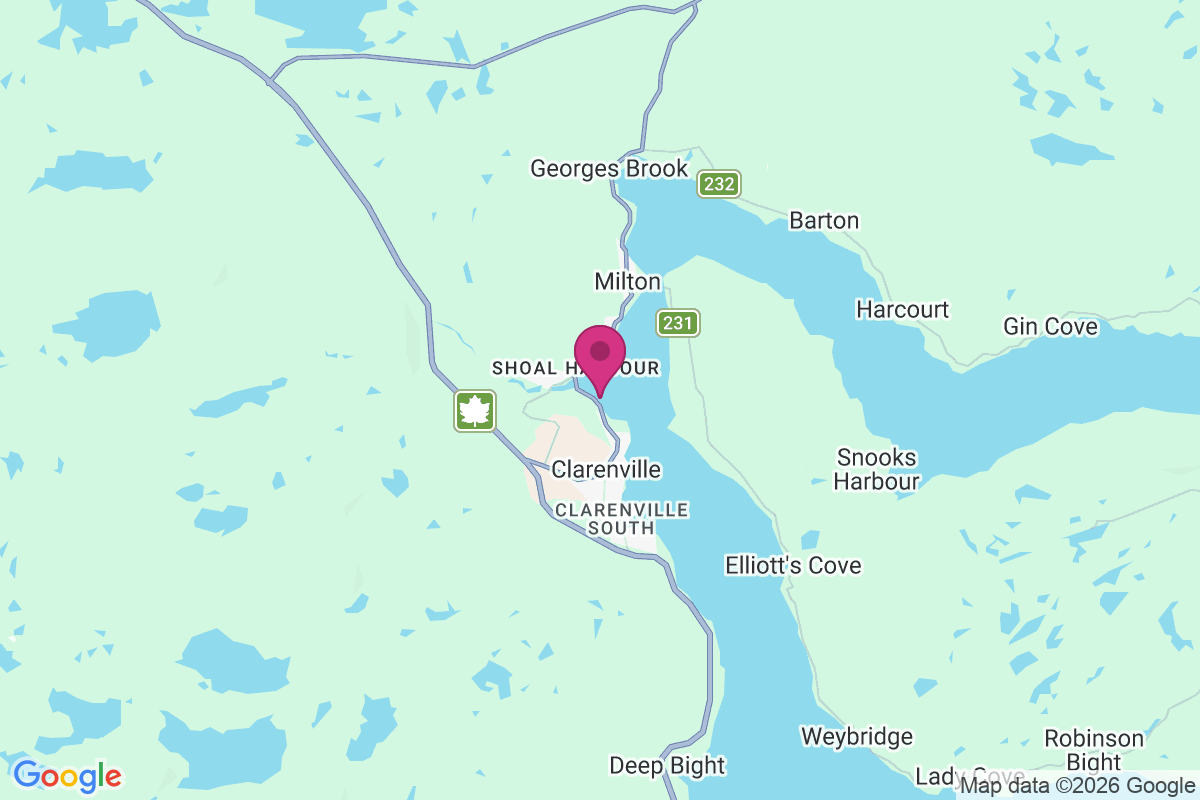 Clarenville-Shoal Harbour map