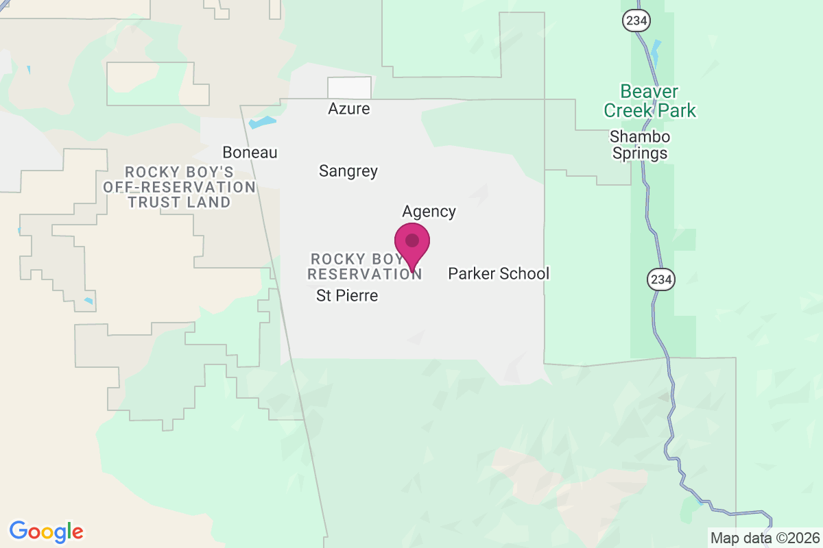 Rocky Boy map