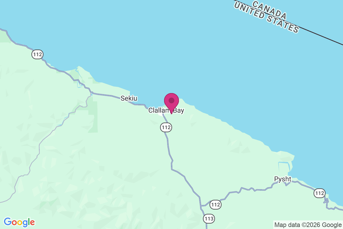 Clallam Bay map