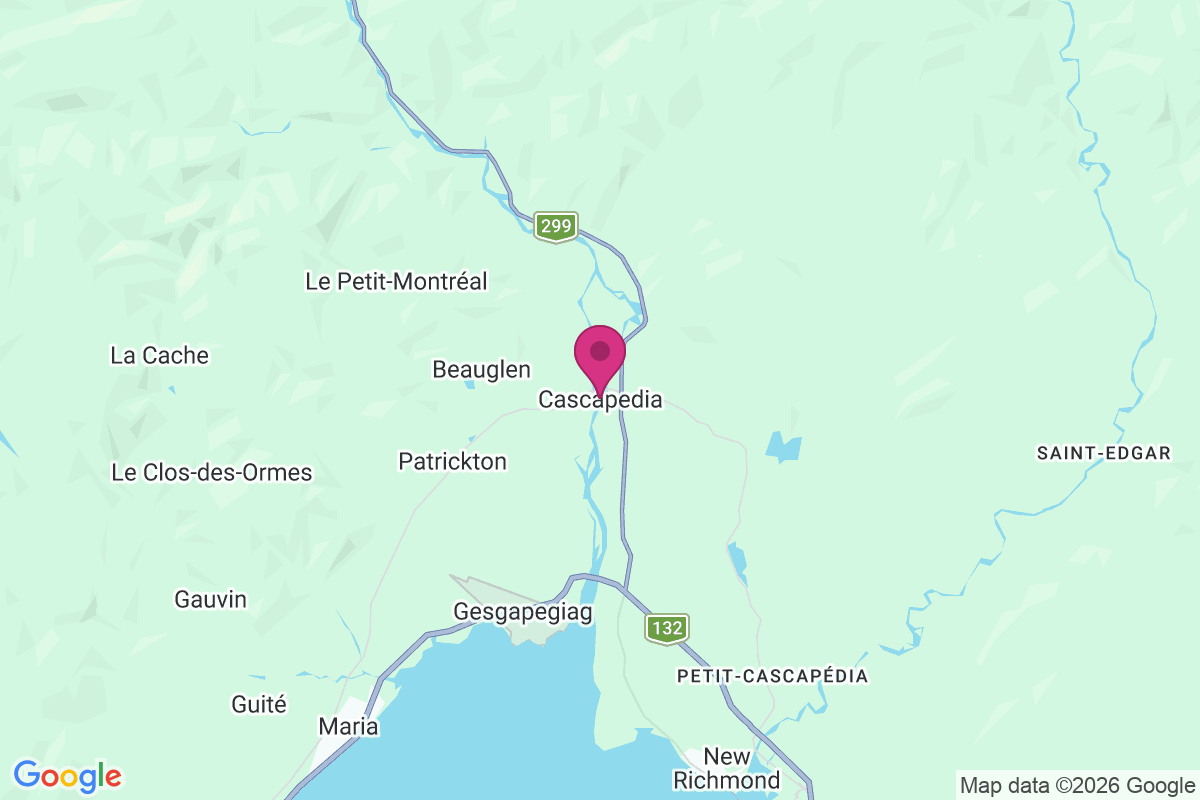 Cascapedia map