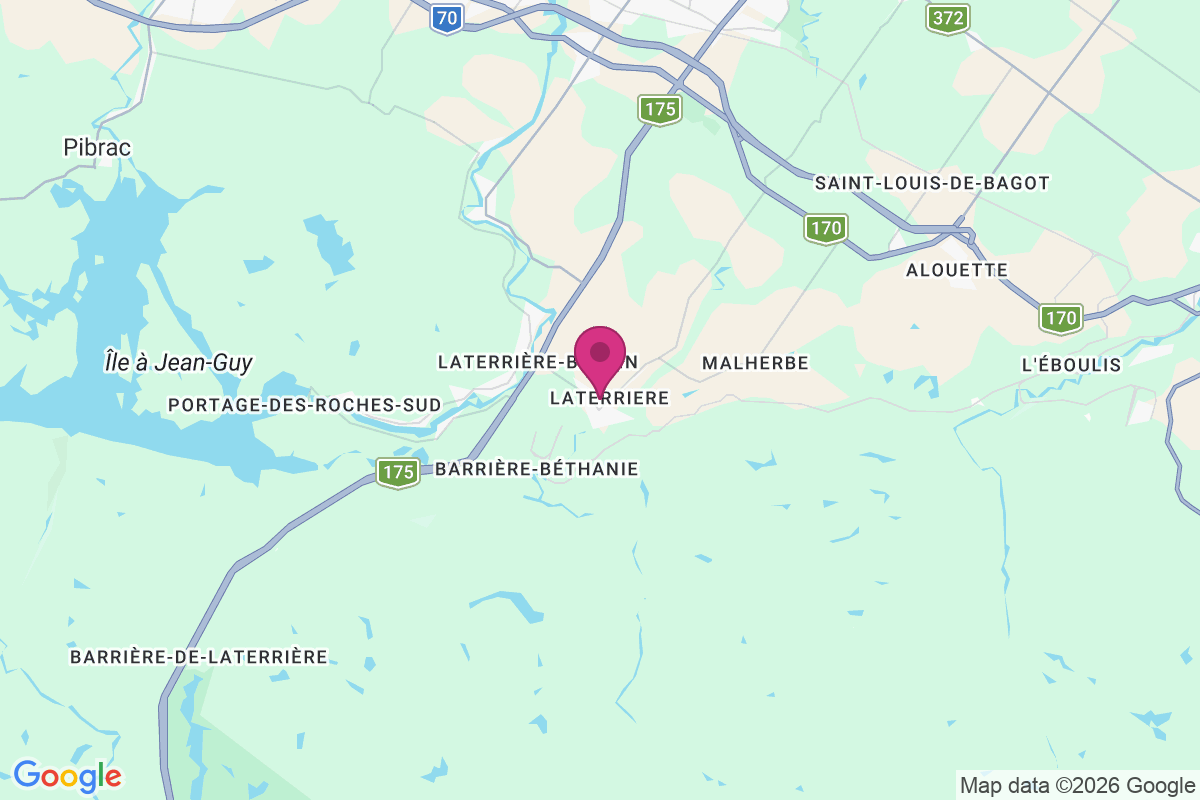 Laterriere map
