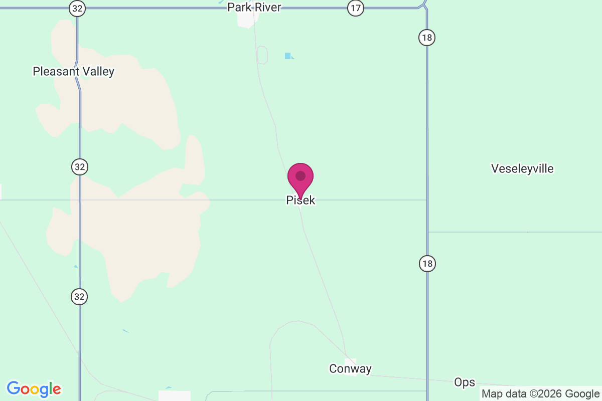 Pisek map