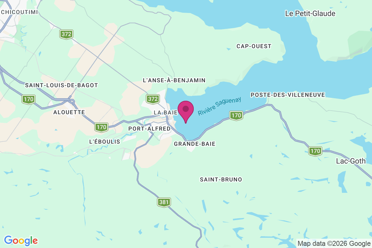 La Baie map