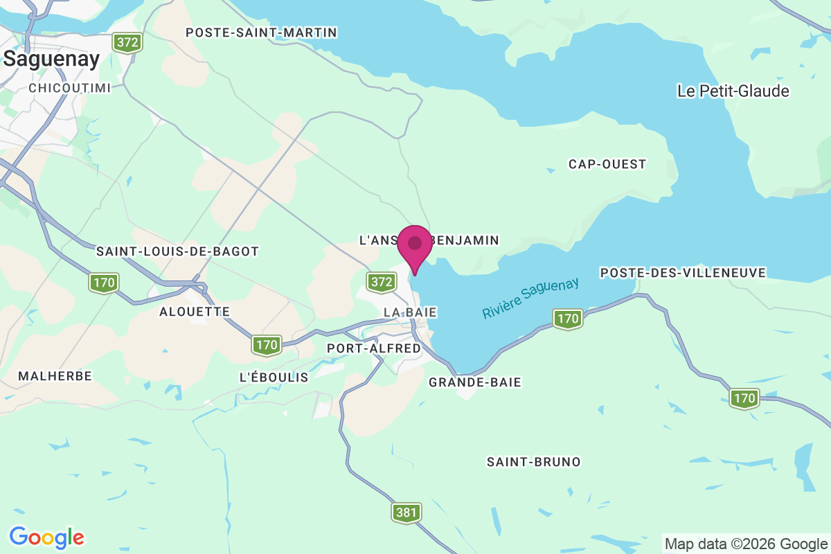 Bagotville map