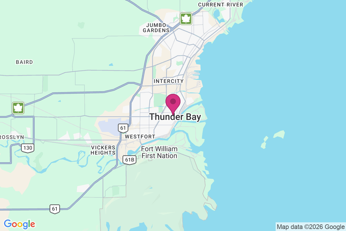 Thunder Bay map