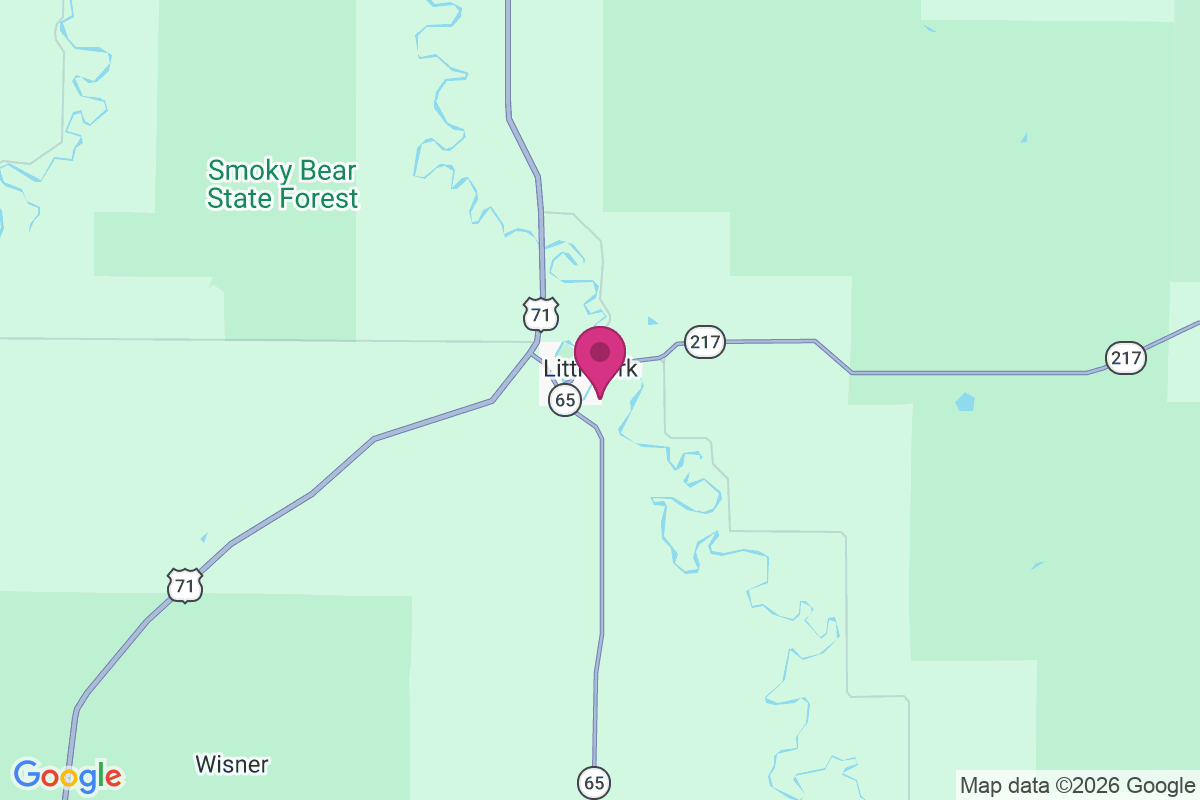 Littlefork map