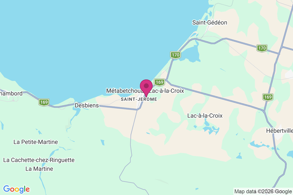 Saint-Andre-du-Lac-Saint-Jean map