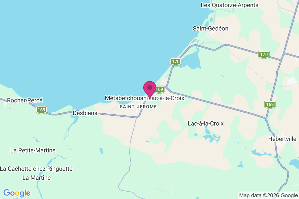 Metabetchouan map