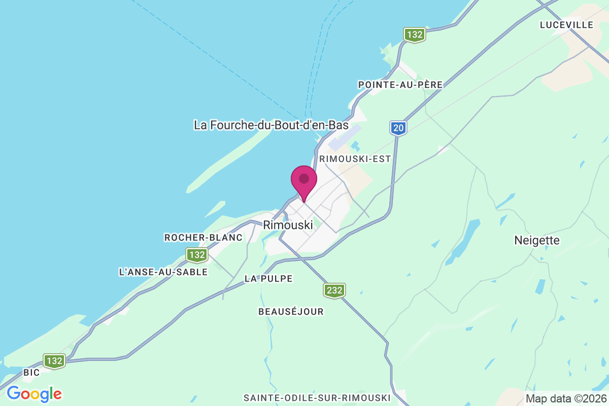 Rimouski map
