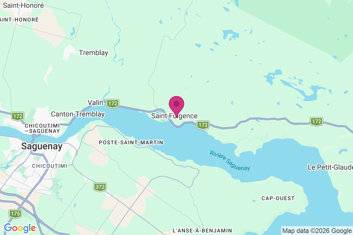 Sainte-rose-du-nord map