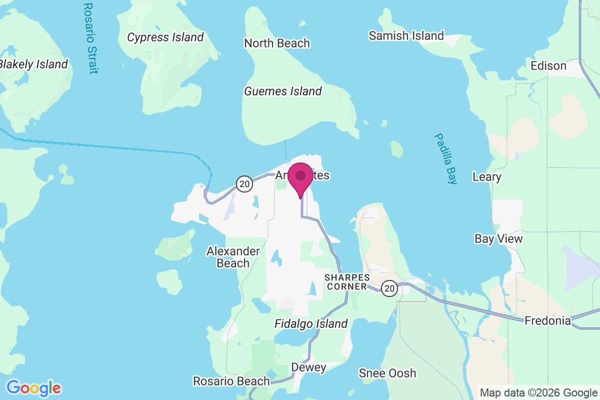 Blakely Island map