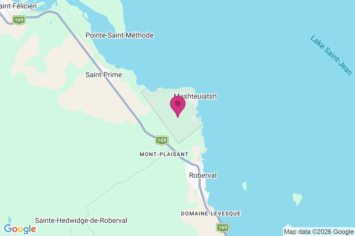 Pointe Bleue map