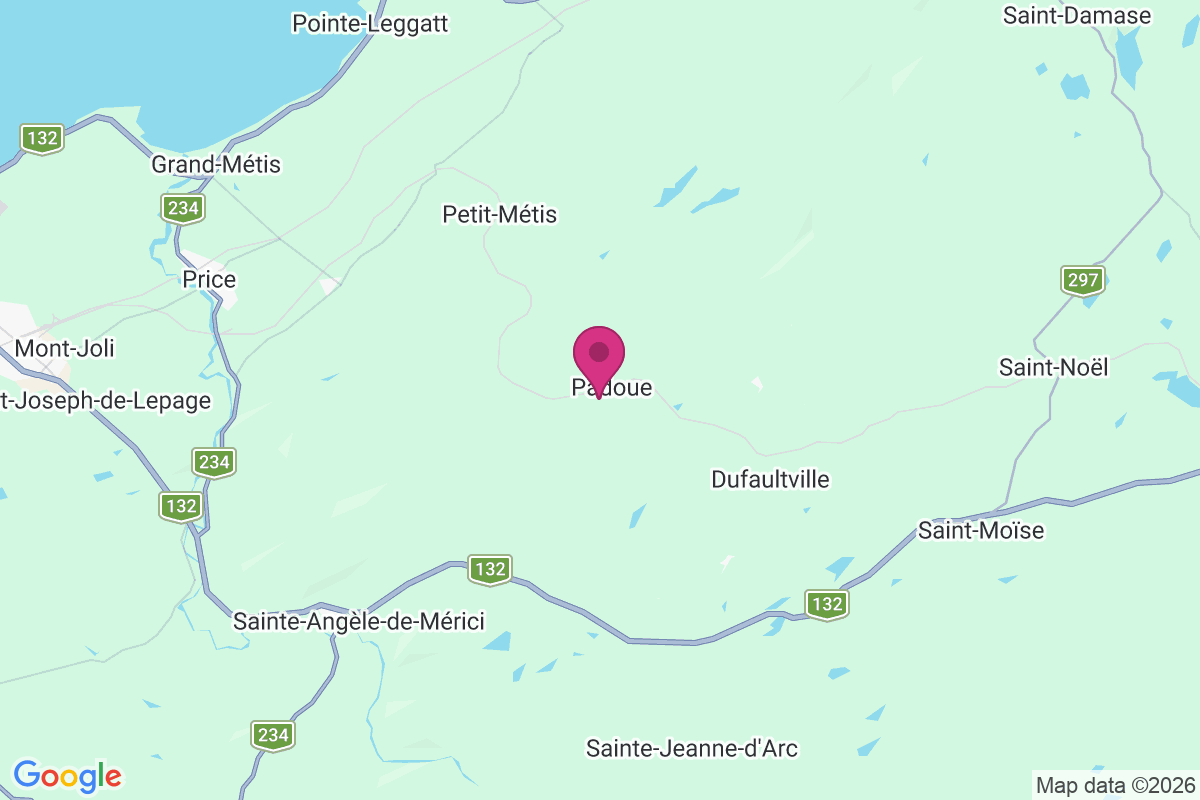 Padoue map