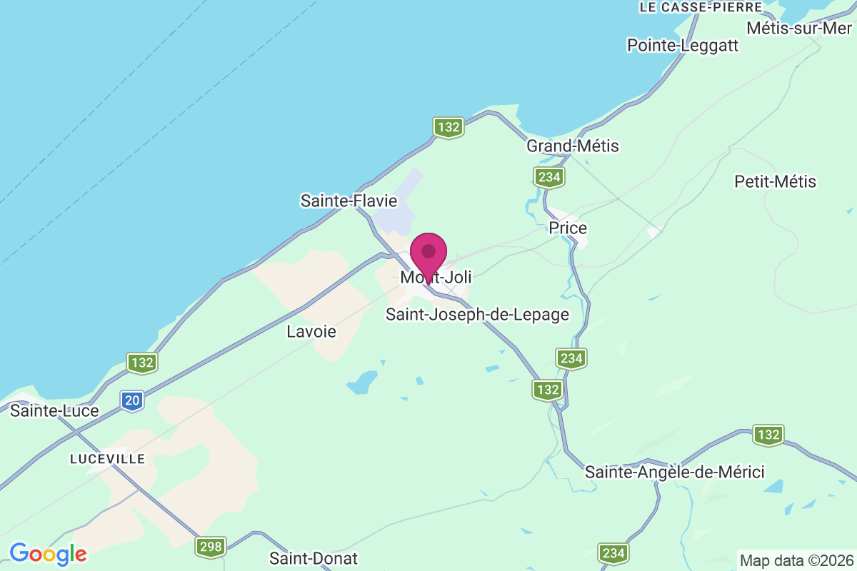 Mont-Joli map