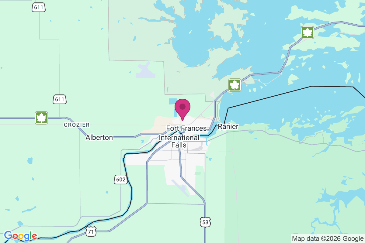 Fort Frances map
