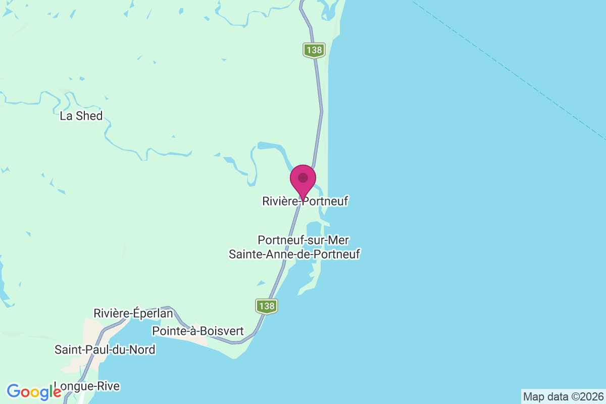 Portneuf-sur-mer map