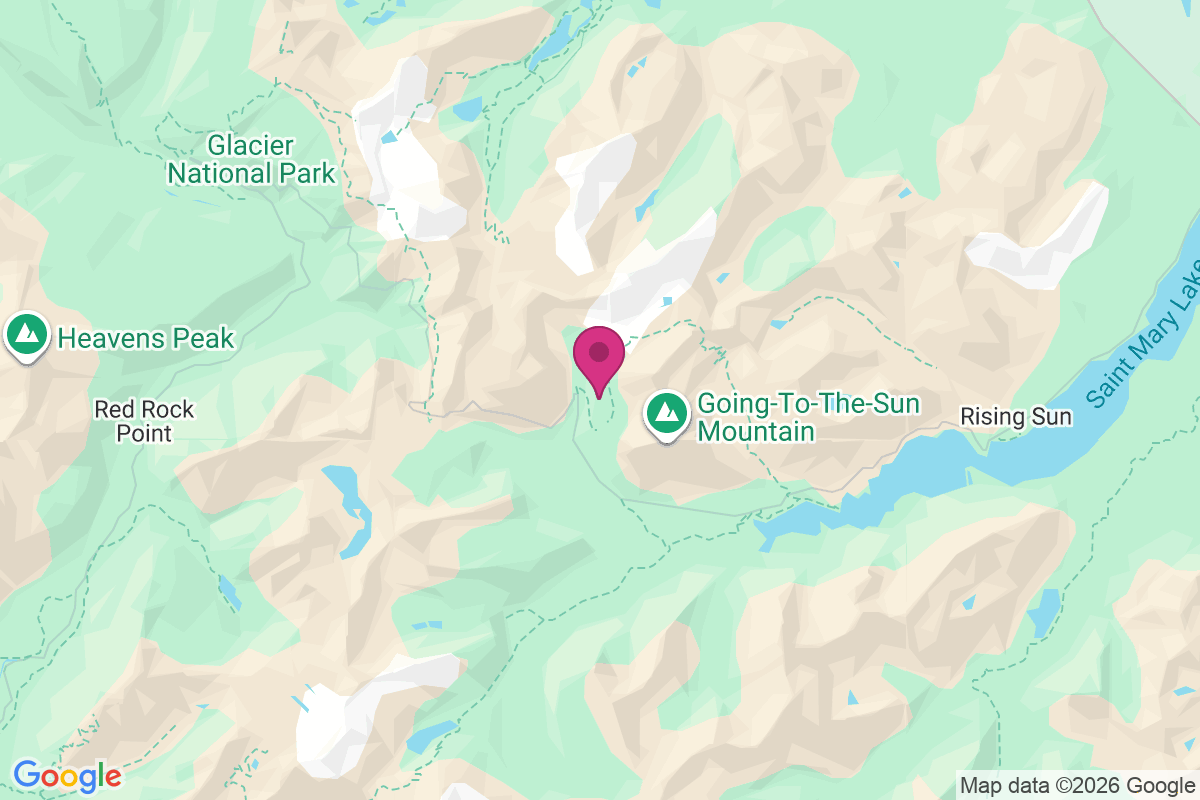 Siyeh Bend map