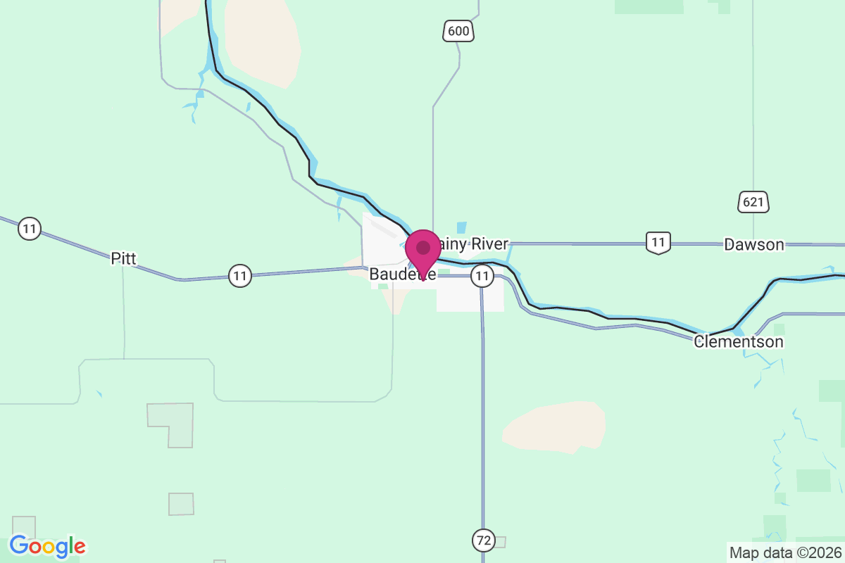 Baudette map
