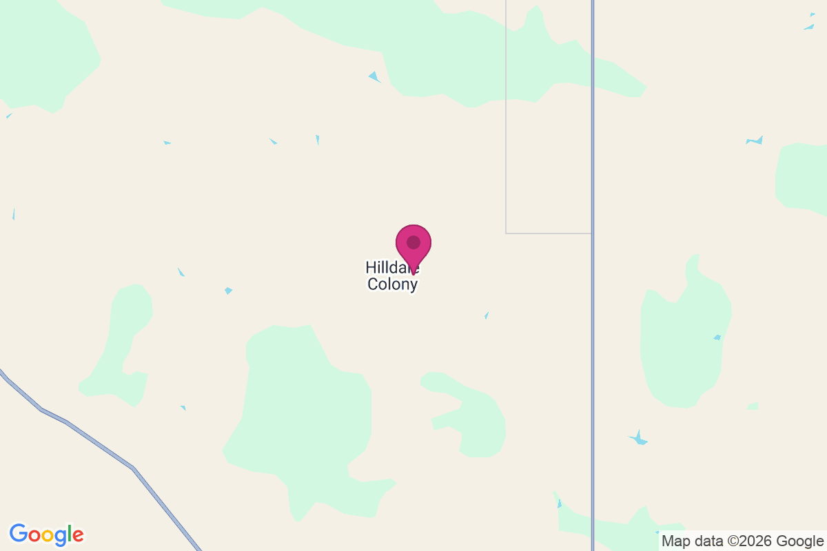 Hilldale Colony map