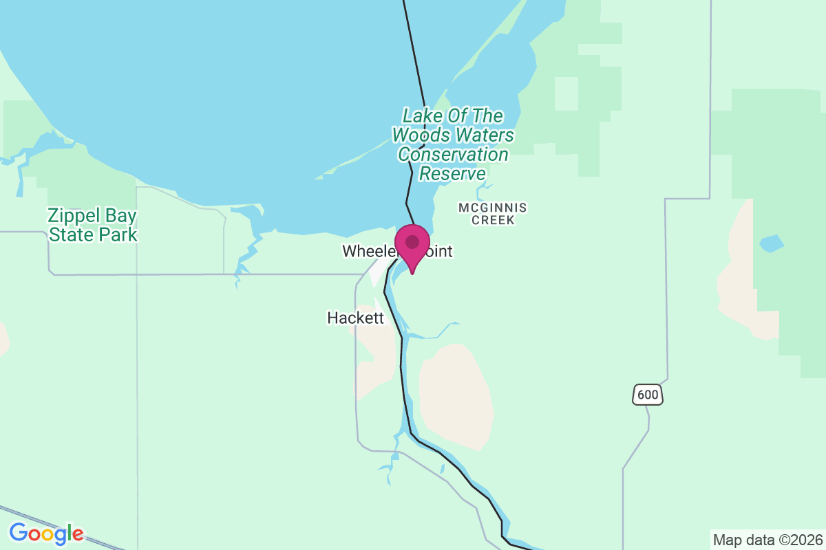 Wheelers Point map