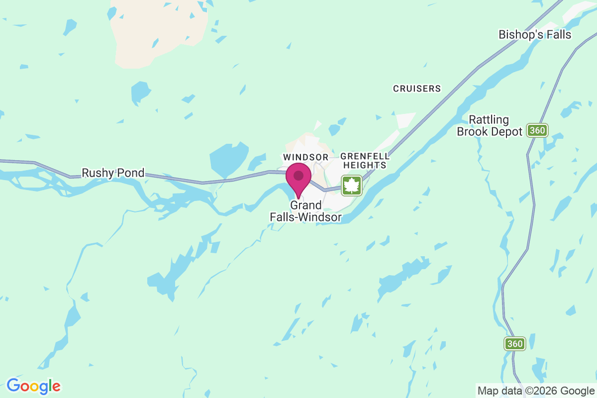 Grand Falls map