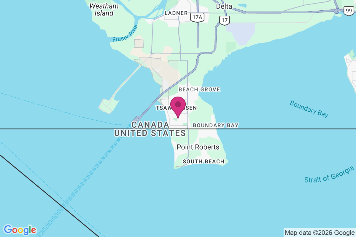 Tsawwassen map