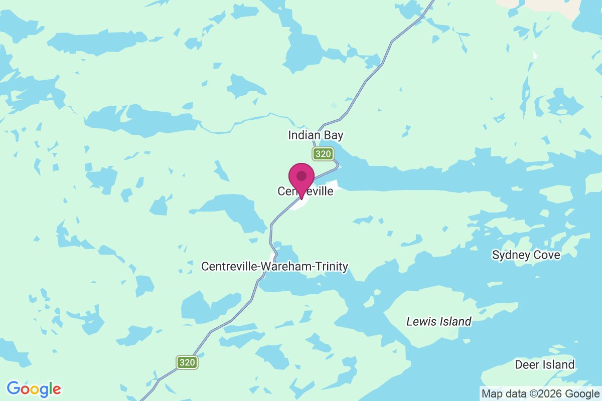 Centreville-Wareham-Trinity map