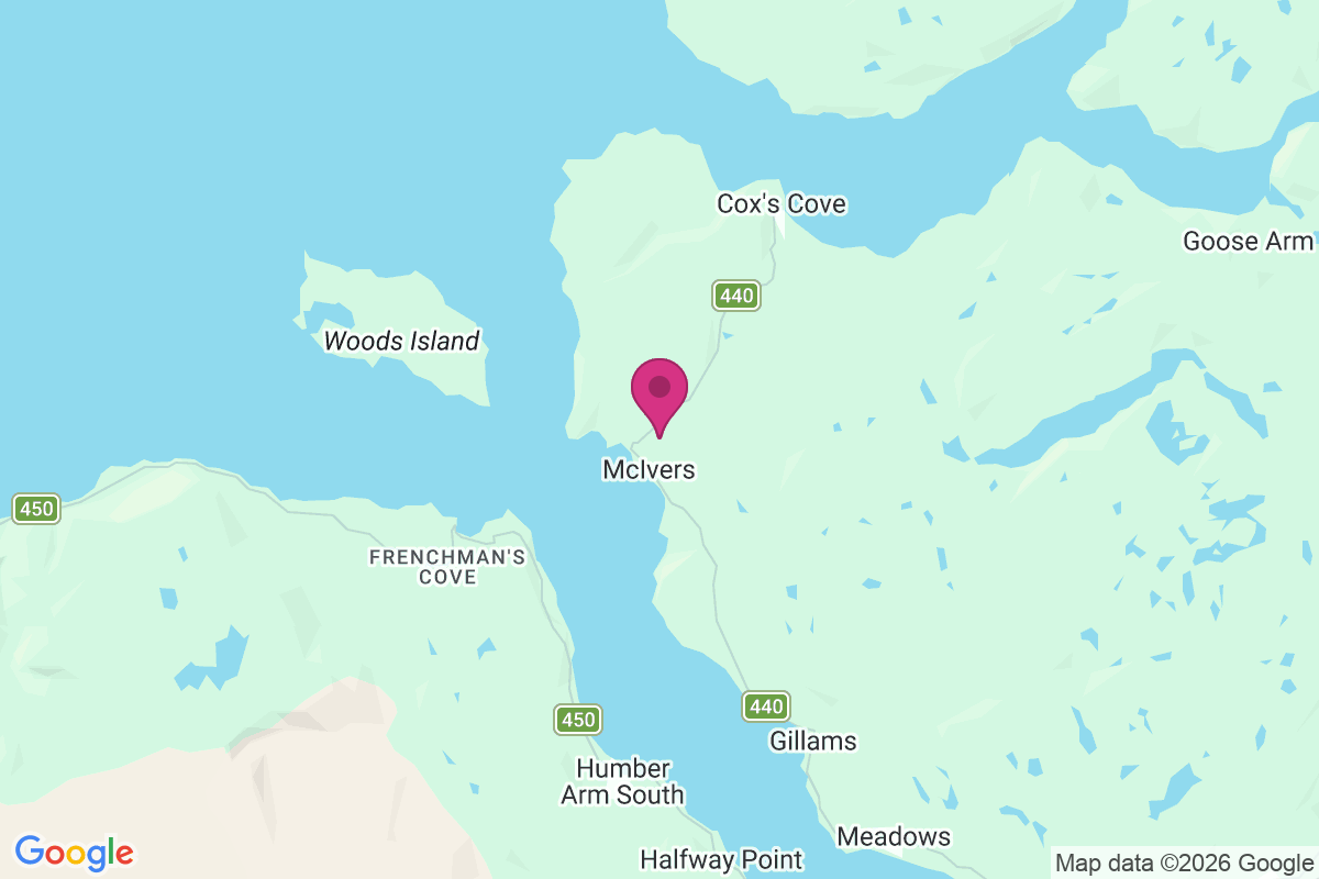Coxs Cove map