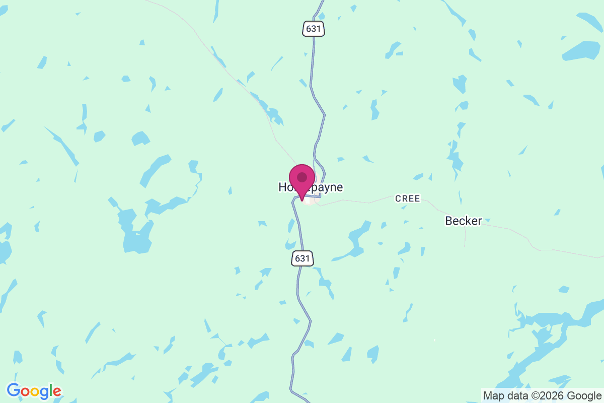 Hornepayne map