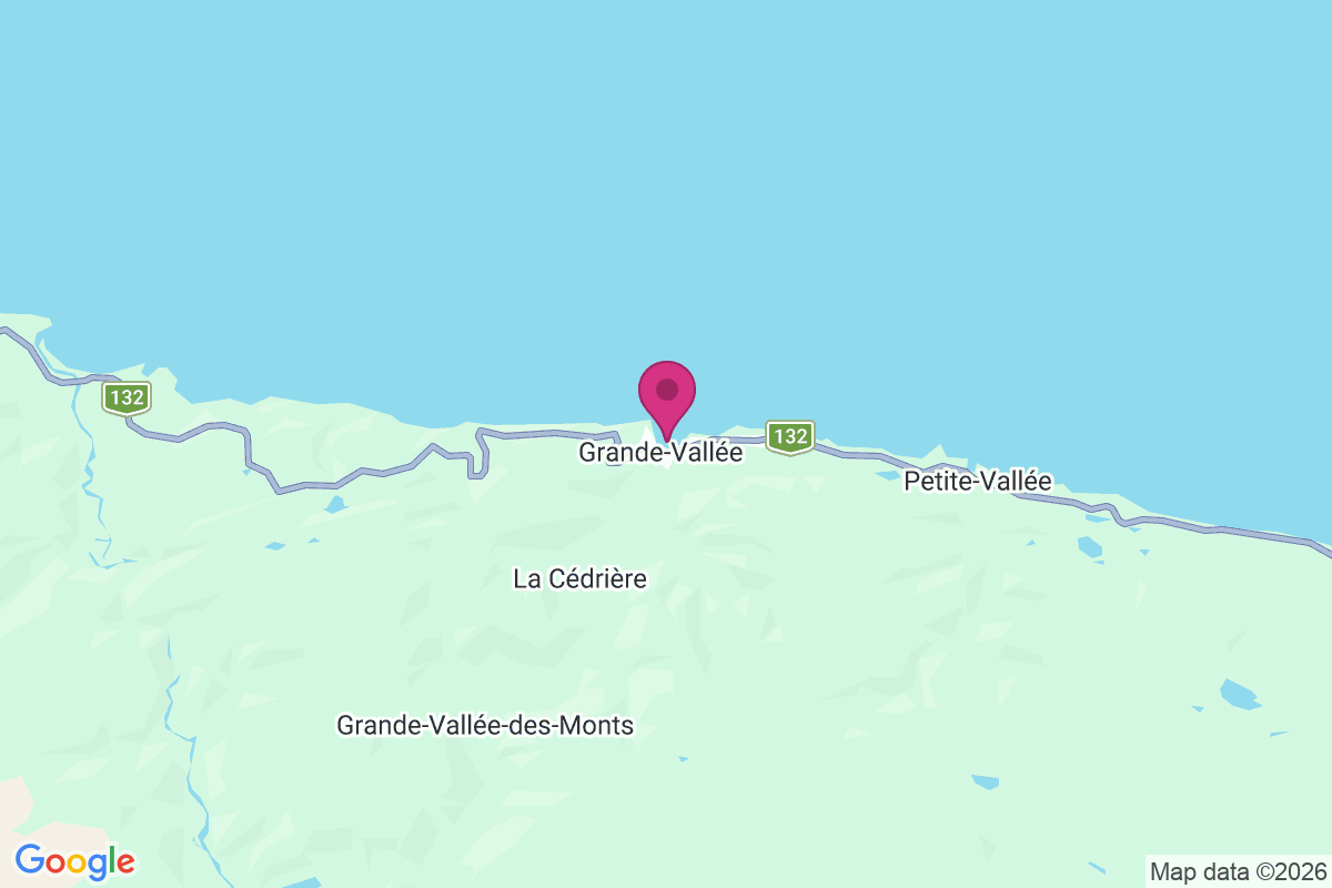 Petite-vallee map