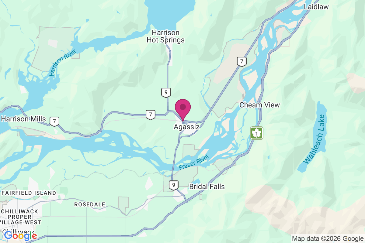 Harrison Hot Springs map