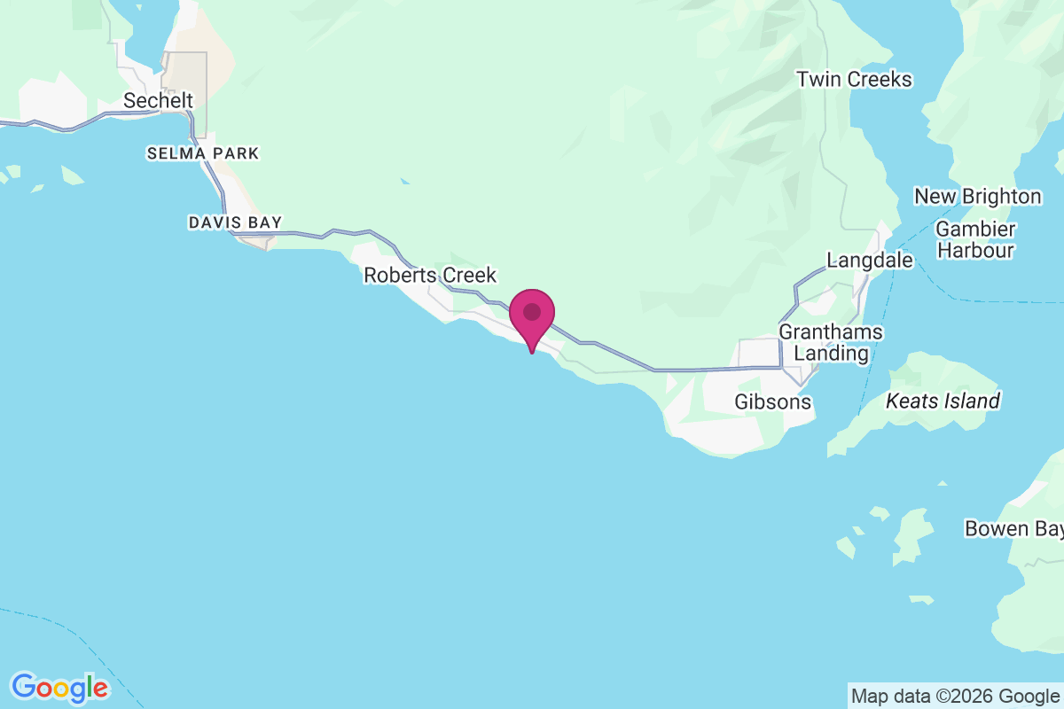 Roberts Creek map