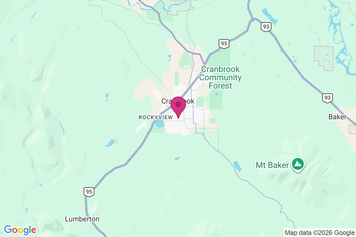 Cranbrook map