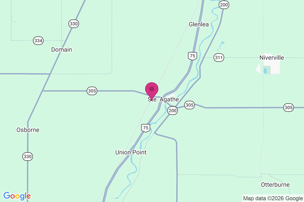 Ste. Agathe map