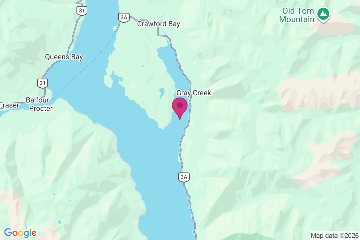 Gray Creek map