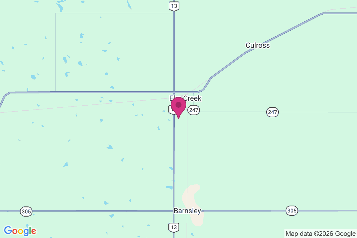 Elm Creek map