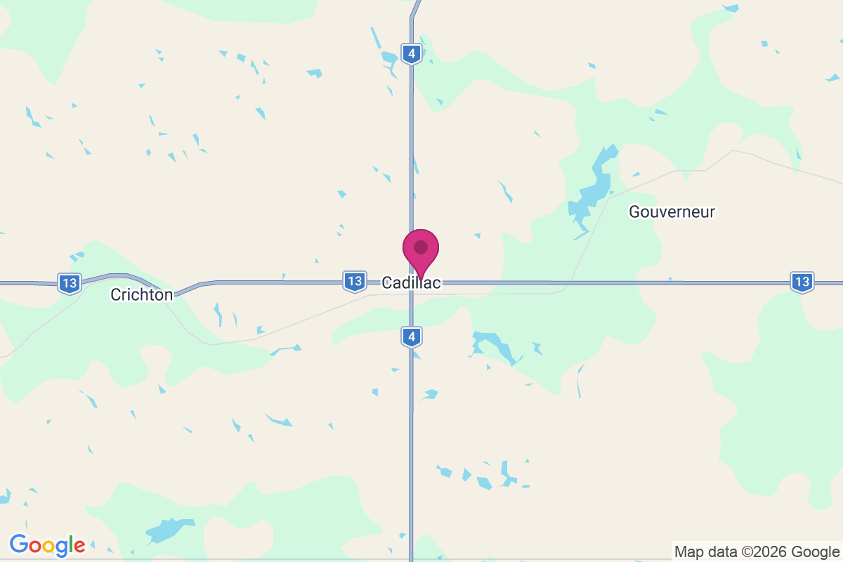 Cadillac map