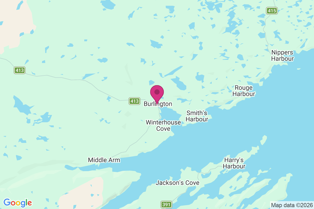 Middle Arm Gb map