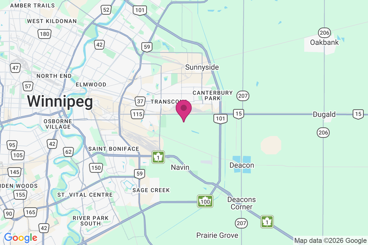 Transcona map