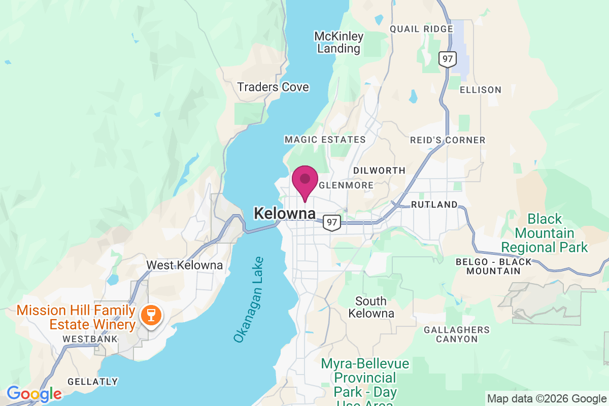 Okanagan Mission map