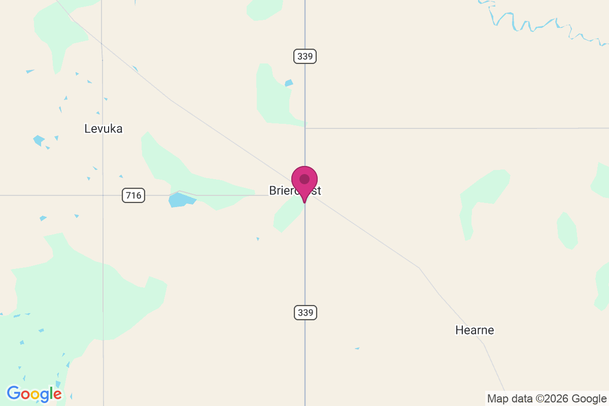 Briercrest map