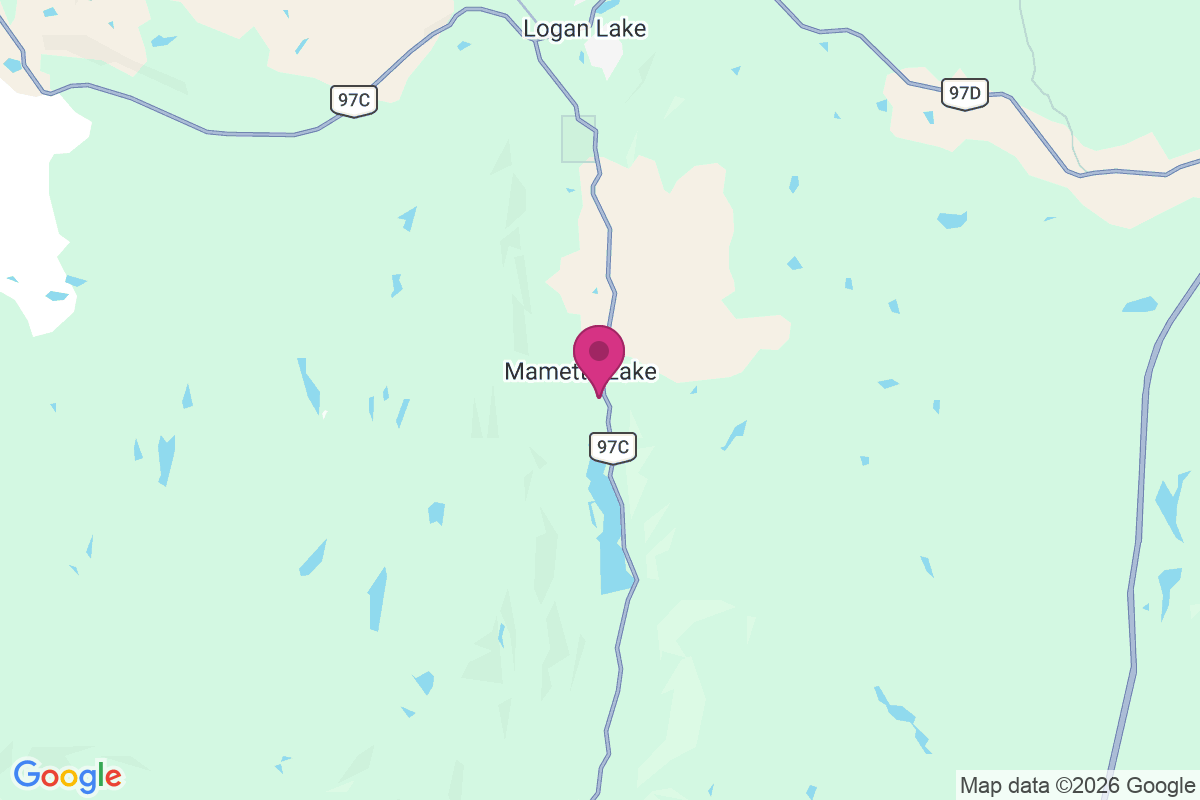 Mamette Lake map