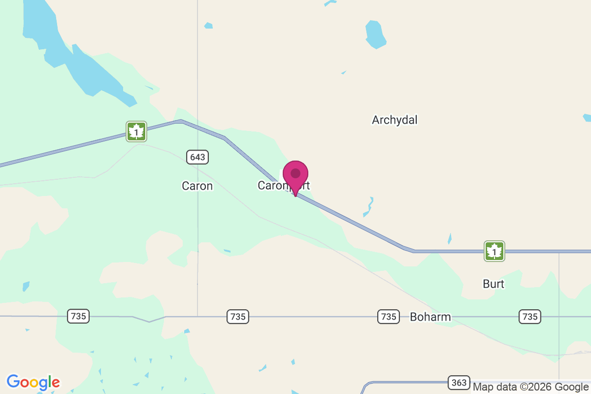 Caronport map
