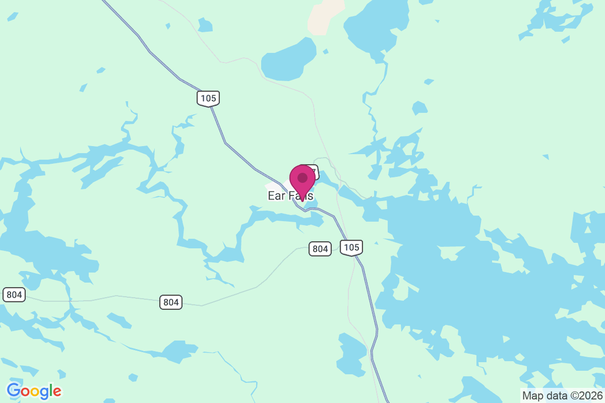 Perrault Falls map