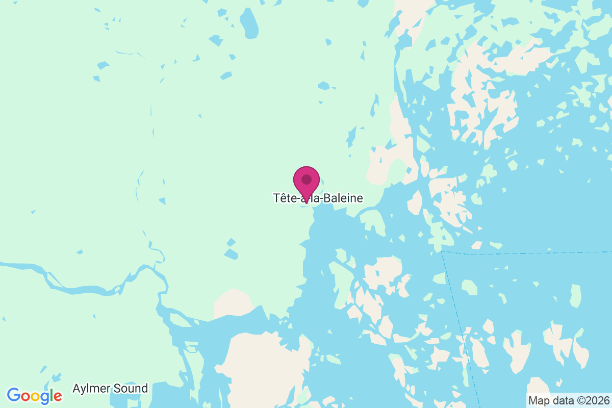 Tete-a-la-Baleine map