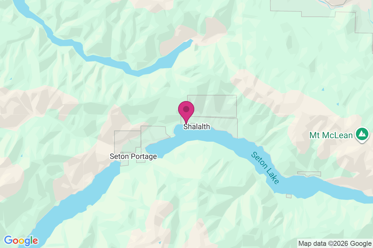 Bridge River map